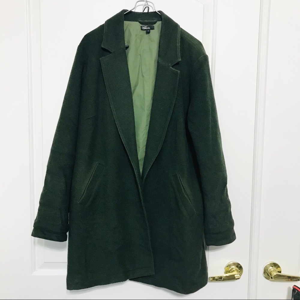 Levi's Sample Green Oversized Open Coat - image 2